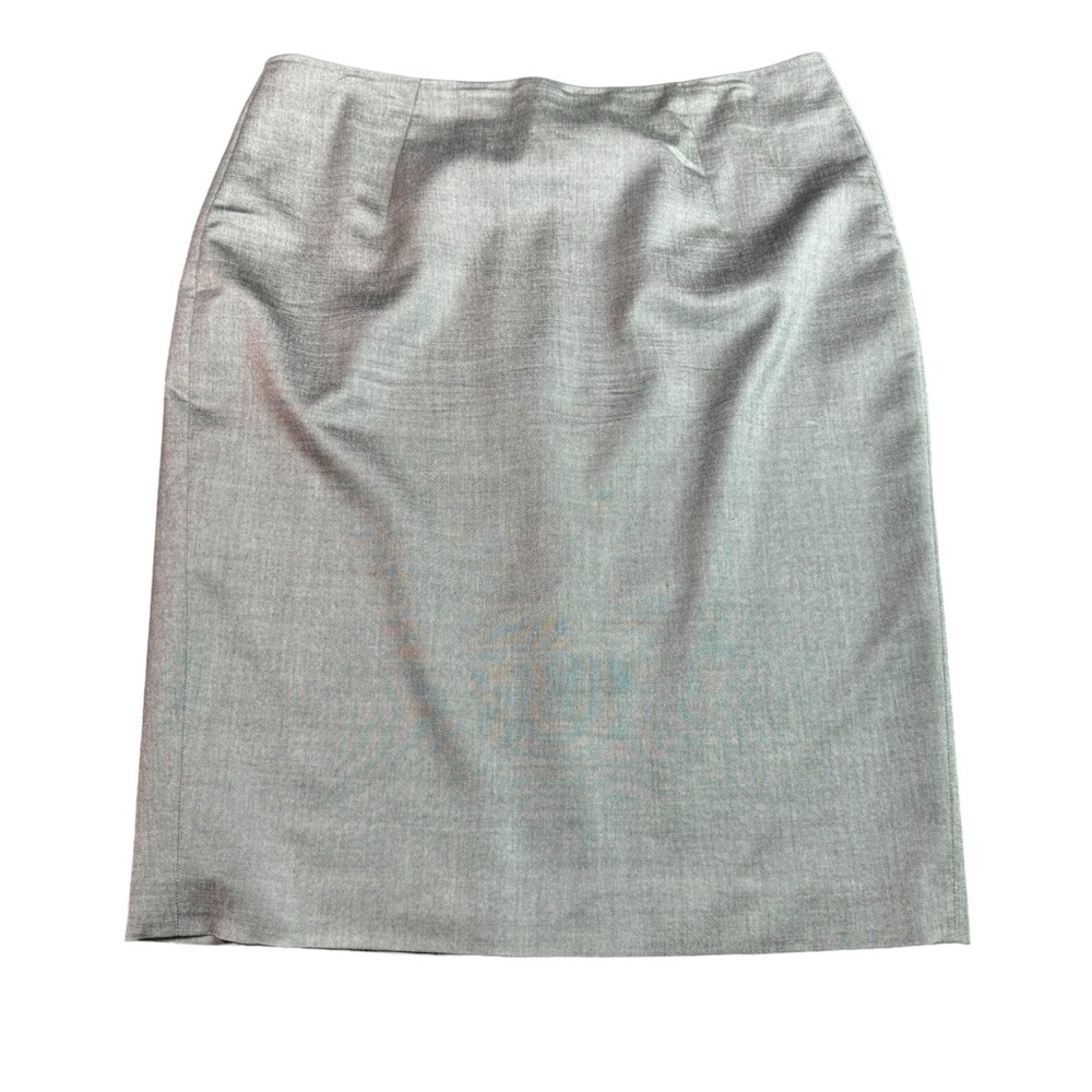 BOSS Hugo Boss Grey Lined Career Secretary Pencil Skirt size 12